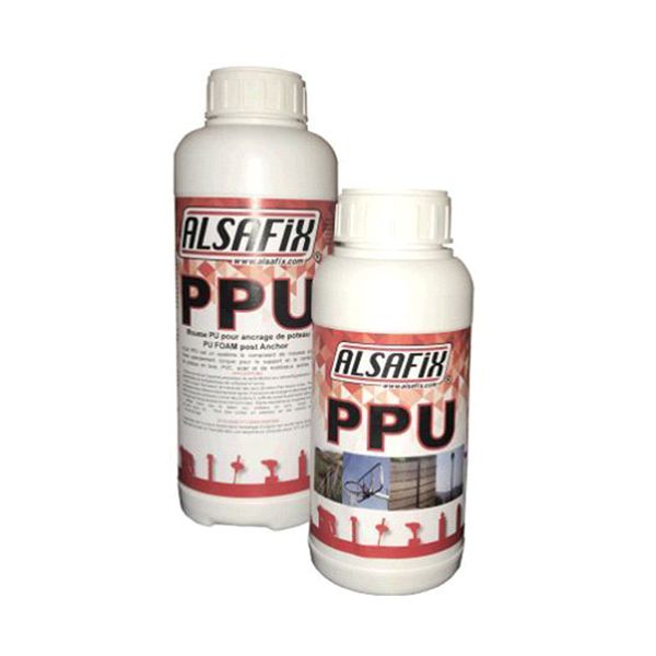 Kit de mousse polyurethane pour ancrage de poteaux - ALSA PPU - ALSAFIX