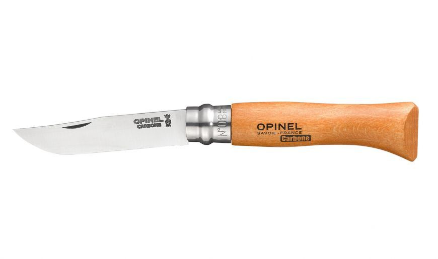 Couteau Opinel N°08 Carbone - 113080