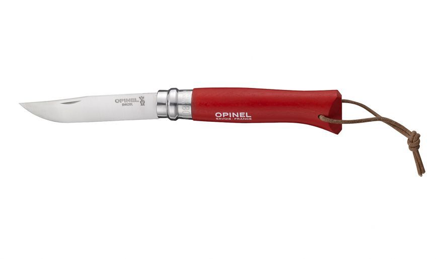 Couteau N08 Opinel Baroudeur Rouge- 001705