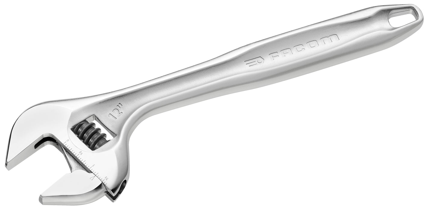 Clé à  molette, ajustement rapide, manche métal 101.12 Facom