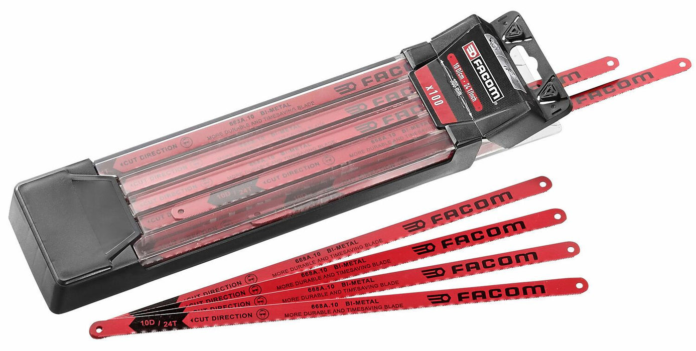 668A - Lame de scie bimétal en acier au cobalt 668A.8 Facom