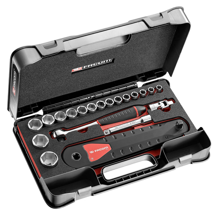 Jeu de clé de rallonge 1/2'' et douilles 6 pans et S.161B AXS.LJ1 Facom