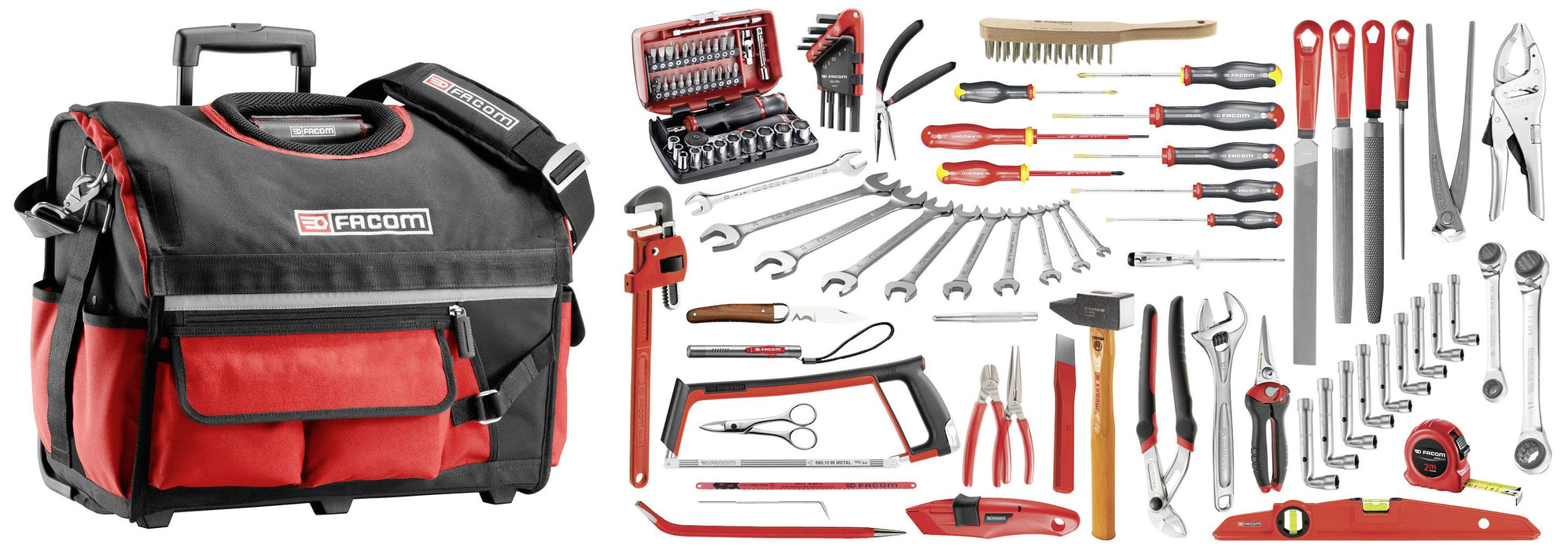 Sélection services généraux 112 outils - boîte à  outils textile BSR20.SG4A Facom