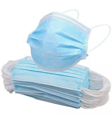 Masque de protection chirurgicaux 3 plis 95% (boîte de 50)