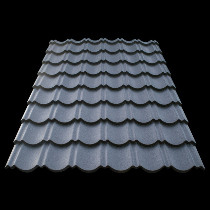 Tuile R Pro 1150x870 (utile) 0.5mm  - Gris 7016 - TUILERPROG