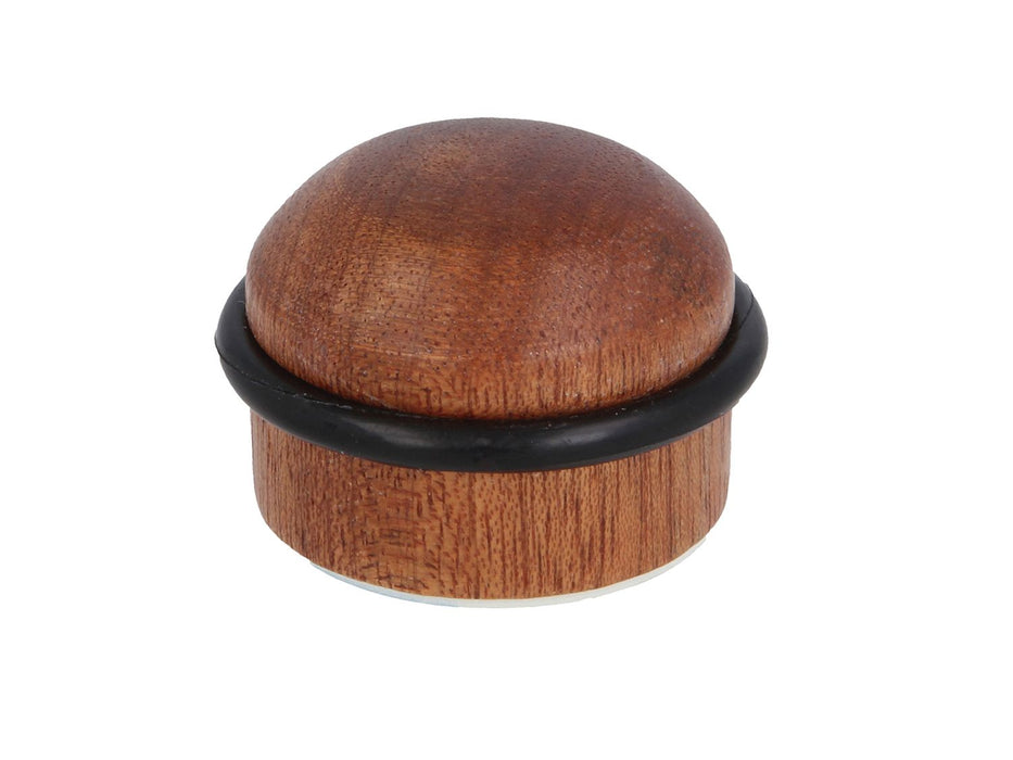 Butée en bois ronde sapelli adhésive et à visser Ø34 x 28 mm - AMIG23104