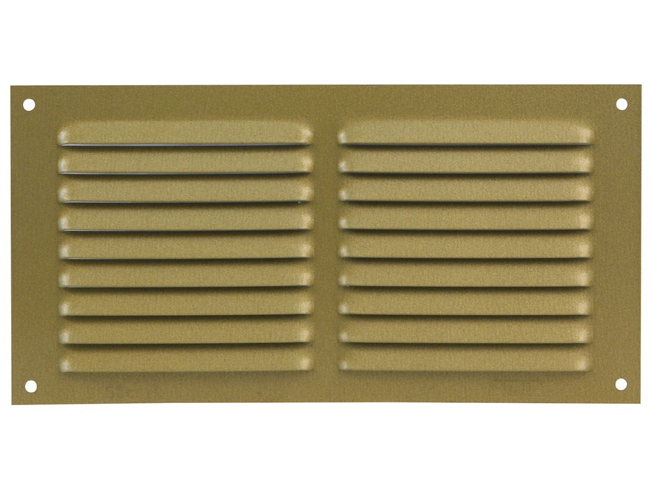 Grille de ventilation en aluminium 100x200 finition or AMIG20197