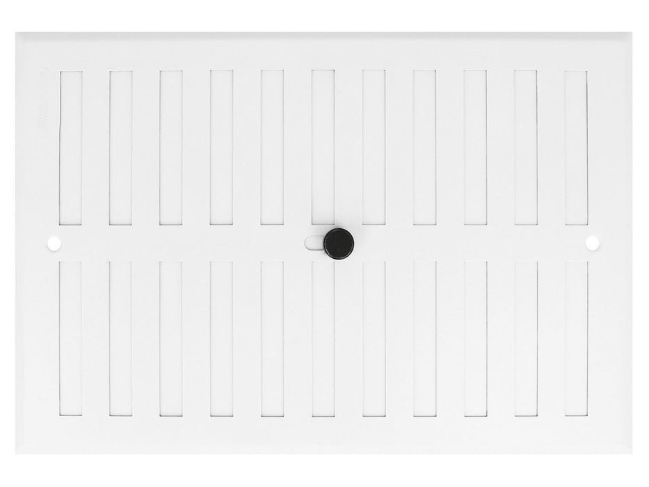 Grille d'aération réglable en aluminium Blanc 170 x 250 mm Visser AMIG23049