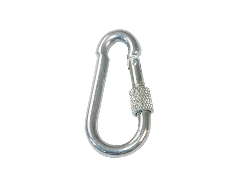 Mousqueton pompier. Avec écrou de fermeture. 19629