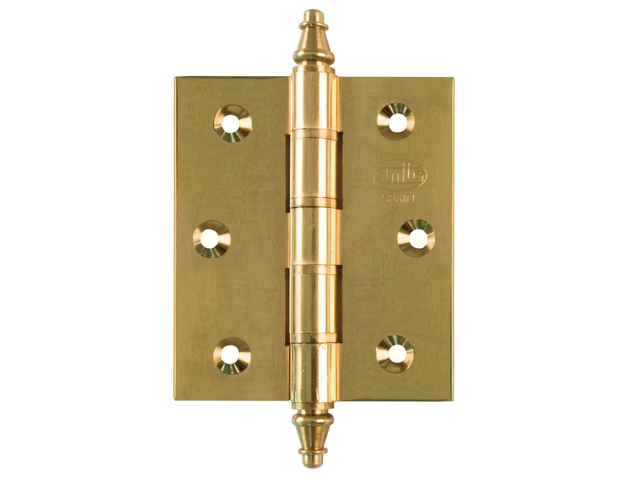 Charnière fixée en laiton, avec bord carrée, et à vase. Avec 17426