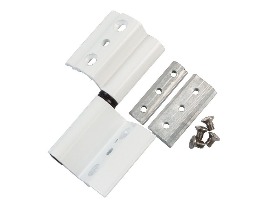 Charnière en aluminium, pour fenêtres avec ouverture à la fr 22091