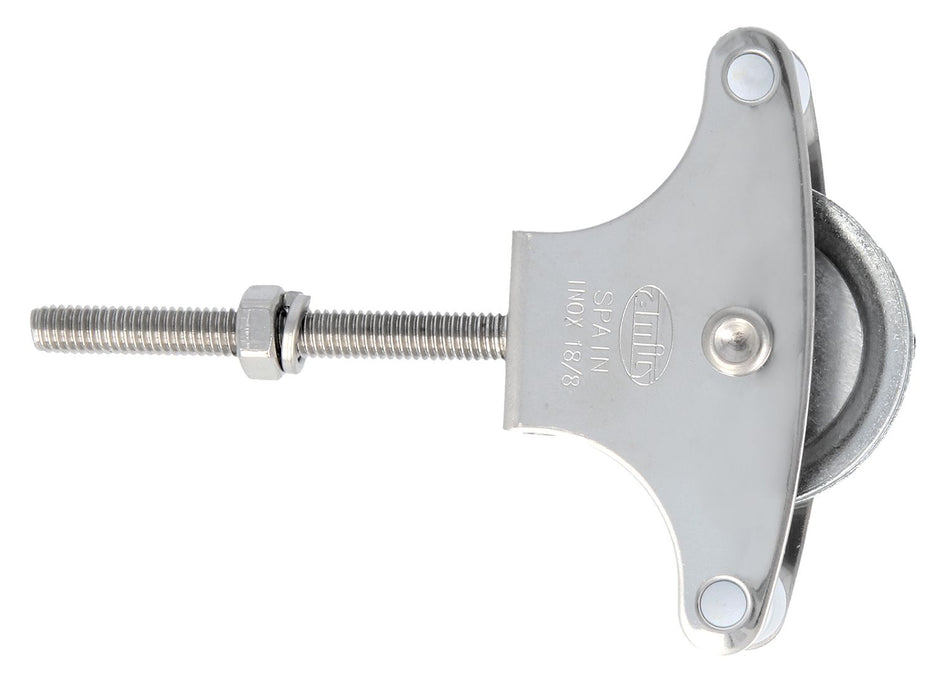 Poulie en acier inoxydable AISI 304 avec roulette métallique 3229