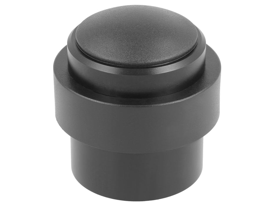 Butoir de porte / butée de porte en aluminium Noir mat Ø30 mm - AMIG23840