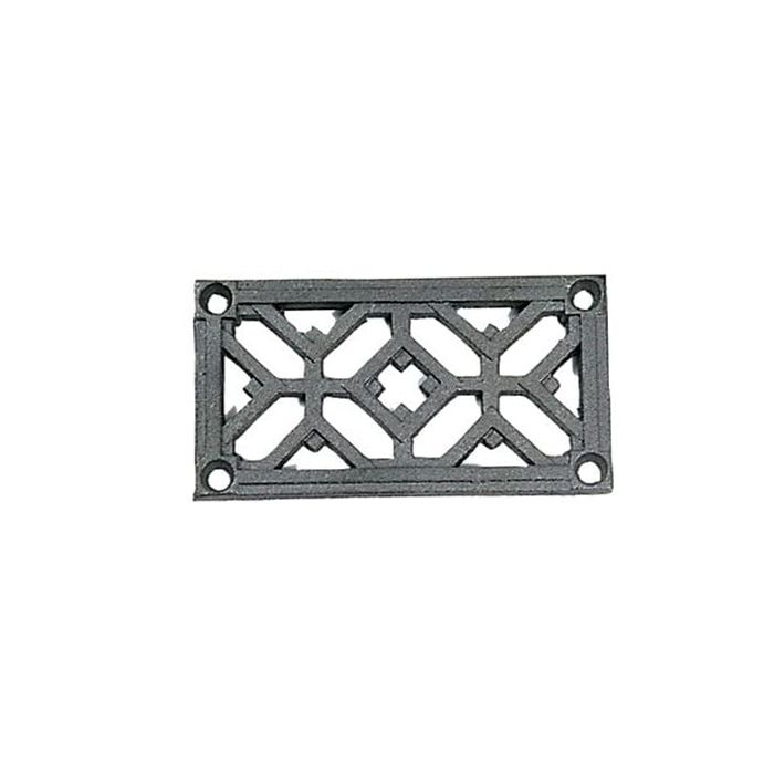 Grille d'aération rectangulaire en fonte