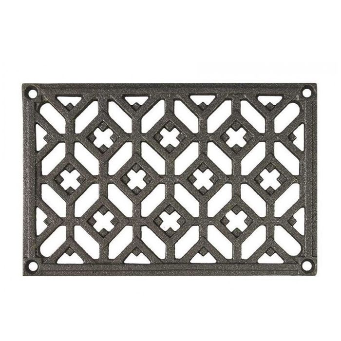 Grille d'aération rectangulaire en fonte