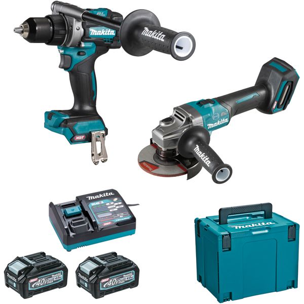 Ensemble de 2 machines 40 V max Li-Ion 4 Ah XGT DK0124G201 Makita