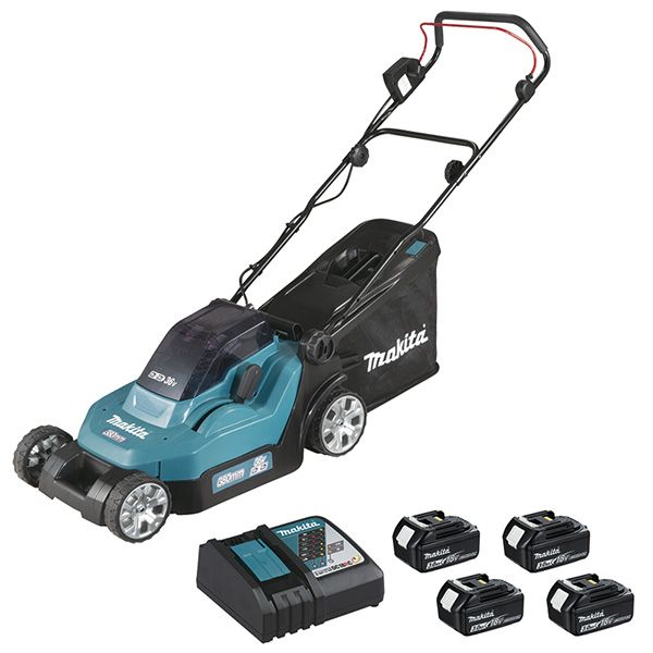 Tondeuse 36V 2 x 18 V Li-Ion (4 batteries) DLM382PF4 Makita
