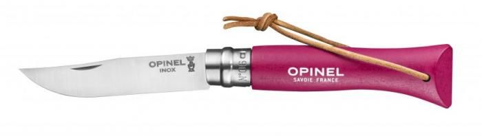 Couteau Opinel Baroudeur framboise n°6 - 002201