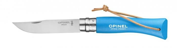Couteau Opinel Baroudeur bleu cyan n°7 - 002206