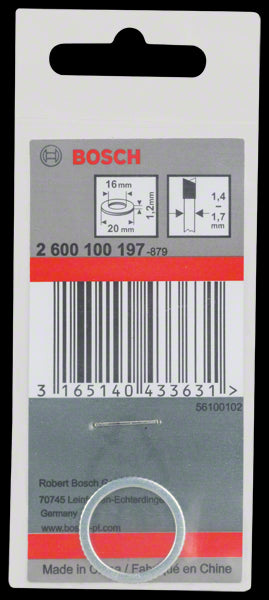 Bague Reduction 20X16X1,2mm Bosch 2600100197